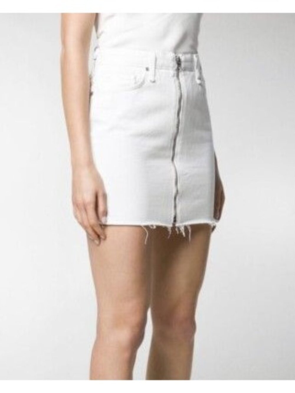 V-17. Rag & Bone Anna Skirt White
